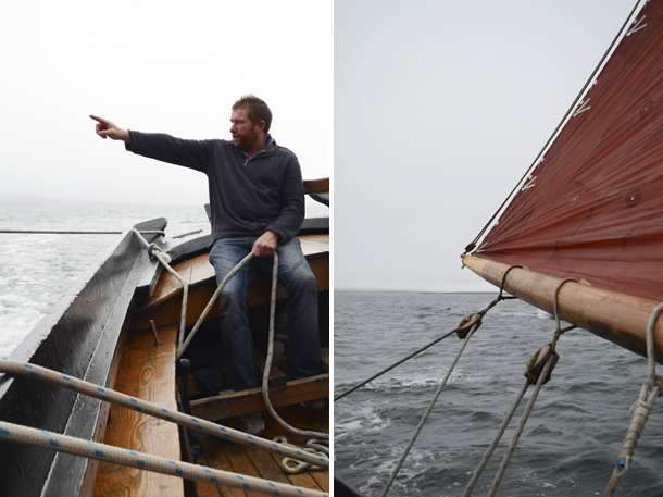 starboard side, galway hooker, connemara ireland